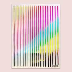 Наклейка для ногтей с лазерной линией 1 лист Shein