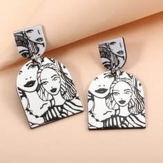 Серьги-подвески с рисунком Shein