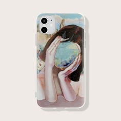 Чехол для iPhone с графическим принтом Shein