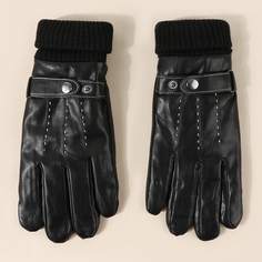Мужские перчатки из искусственной кожи Shein