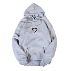 на кулиске Сердечко Повседневный Свитшоты Shein