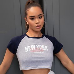 буква Повседневный Футболки Shein