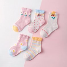 5 пар детские носки в полоску Shein