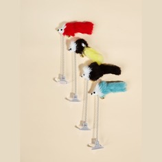 1шт случайная игрушка-тизер для кошек в форме мыши Shein