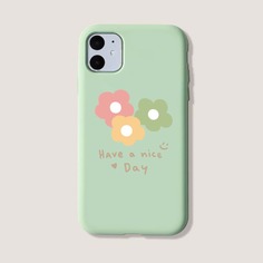 Чехол для iPhone с цветочным принтом Shein