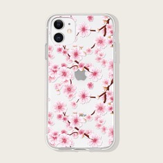 Прозрачный чехол для iPhone с принтом Shein