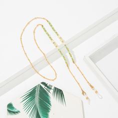 Цепочка для очков с кристаллами Shein