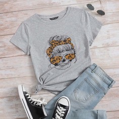 Хэллоуин Повседневный Футболки Shein