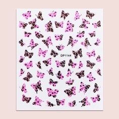 Наклейка для ногтей с бабочкой 1 лист Shein