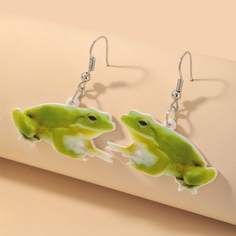 Серьги-подвески с лягушкой Shein