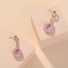 Розовые серьги-подвески Shein