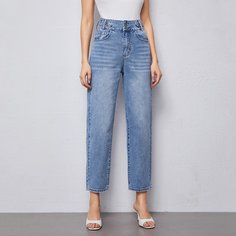 Джинсы с карманами Shein