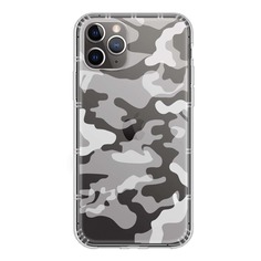 1шт прозрачный чехол для iPhone с камуфляжным принтом Shein