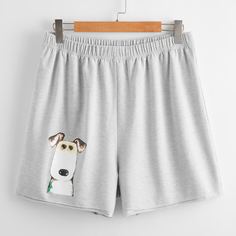 Мультяшный принт Повседневный Шорты размер плюс Shein