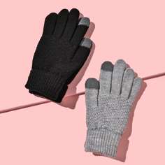 Минималистичные перчатки 2 пары Shein