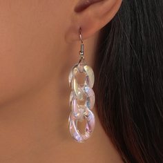 Серьги-подвески в форме цепи Shein