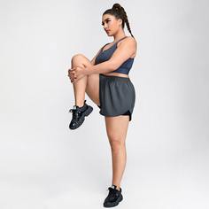 Спортивные шорты размера плюс с эластичной талией Shein