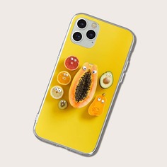 Чехол для iPhone с фруктовым принтом Shein