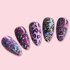 Наклейка для ногтей с леопардовым рисунком 10 рулонов Shein