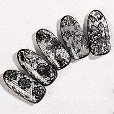Наклейка для ногтей с кружевным рисунком 10 рулонов Shein