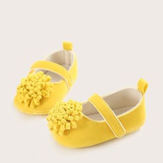 Балетки с цветком для девочек Shein