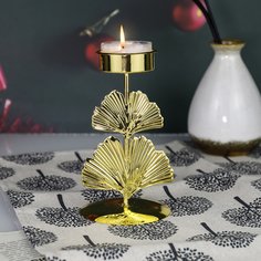 Подсвечник с гинкго билоба Shein