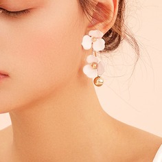 Серьги-подвески в форме цветов 1 пара Shein