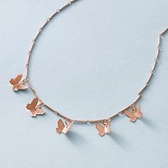 Ожерелье с подвеской бабочки 1шт Shein