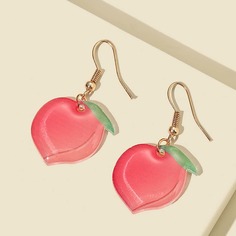 Серьги-подвески с персиком Shein