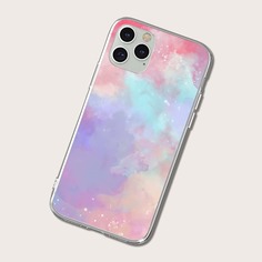Чехол для iPhone с цветным облаком Shein