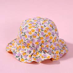 Детская шапка с цветочным узором Shein