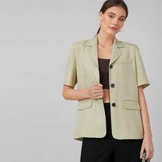 Прямая блуза из спандекса Shein