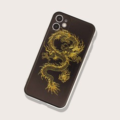 Чехол для iPhone с узором китайского дракона Shein