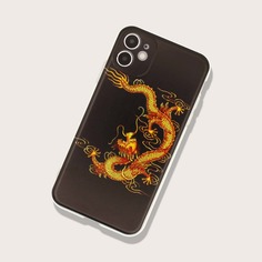 Чехол для iPhone с узором китайского дракона Shein