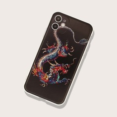 Чехол для iPhone с принтом китайского дракона Shein