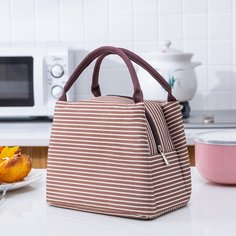 Изоляционная сумка для обеда в полоску Shein