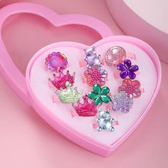 12шт кольцо в мультипликационной форме для девочек Shein