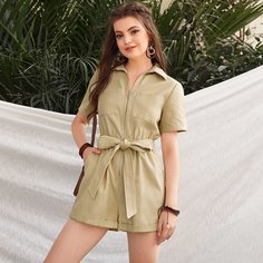 Комбинезон с поясом Shein