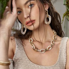 Ожерелье в форме цепочки Shein