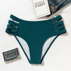 Трусики бикини с разрезом Shein