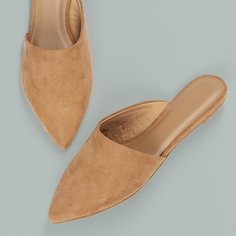 Асимметричные остроконечные балетки Shein