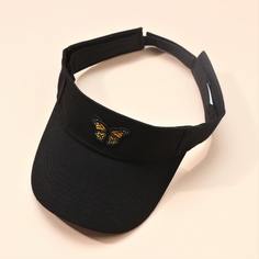 Шляпа козырек с узором бабочки Shein
