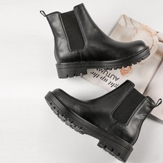 Сапоги челси из искусственной кожи Shein