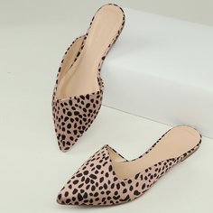 Леопардовый Балетки Shein