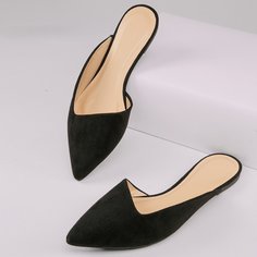 Одноцветный Балетки Shein