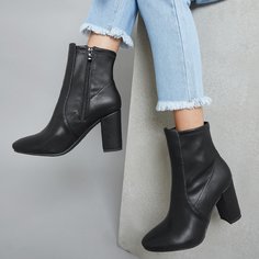 Сапоги с массивным каблуком Shein