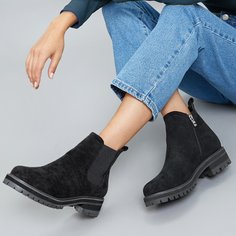 Сапоги из искусственной замши Shein