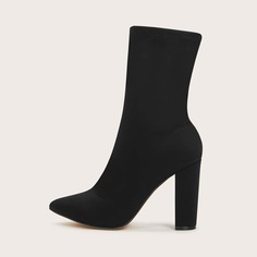 Минималистские сапоги на массивном каблуке Shein