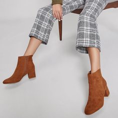 Сапоги с миндальным носком Shein