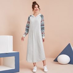 Геометрическое тело Повседневный Свитшоты Shein